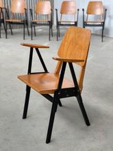 Stoelen Vintage stijl in hout, holland Mid century