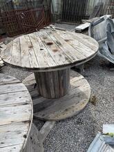 Vintage style Wooden decoration tabler in wood, Netherlands
